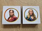 Gouden postzegel Amalia 21 jaar & Ariane 18 jaar, Postzegels en Munten, Postzegels | Nederland, Ophalen of Verzenden, Na 1940