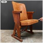 Oude bioscoopstoelen Stoelen 8 op voorraad, Ophalen, Gebruikt, Bruin, Vintage