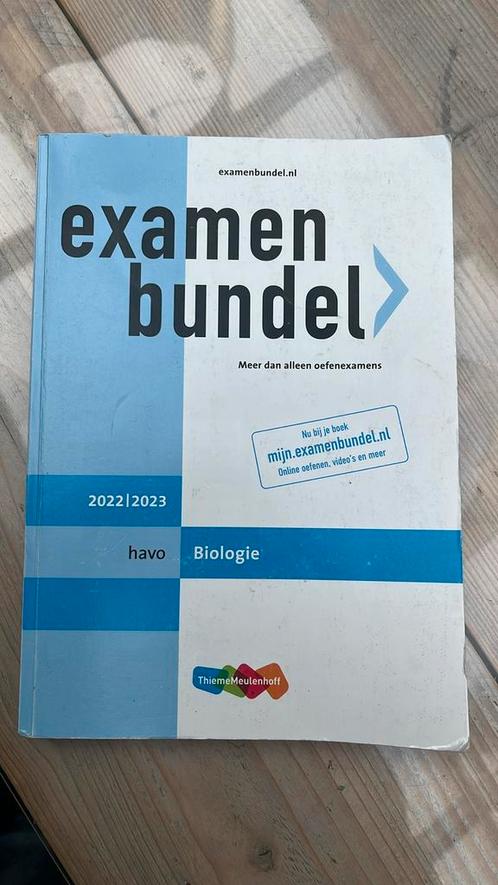 Examenbundel- havo Biologie 2022/2023, Boeken, Schoolboeken, Zo goed als nieuw, Biologie, HAVO, Ophalen of Verzenden