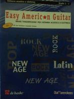 Easy American Guitar +cd (ook TAB)- fingerpicking-LEUK-net, Ophalen of Verzenden, Gebruikt, Gitaar