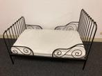 zwart ikea minnen meegroeibed incl lattenbodem en matras, Kinderen en Baby's, Kinderkamer | Bedden, Ophalen, Gebruikt, 70 tot 85 cm