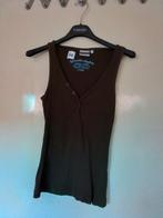 105 Leger groen topje van Pescara maat S, Kleding | Dames, Ophalen of Verzenden, Zo goed als nieuw, Groen, Zonder mouw