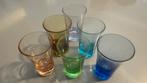 6 vintage shotglazen shotglaasjes, Ophalen of Verzenden, Zo goed als nieuw
