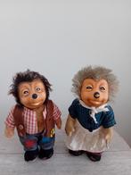 Steiff mickie en muckie egel dier figuur pop, vintage., Antiek en Kunst, Ophalen of Verzenden