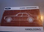 Handleiding. Ford Granada., Auto diversen, Handleidingen en Instructieboekjes, Ophalen of Verzenden