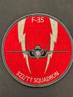 Embleem RNLAF 322/ TT SQN F-35, Verzamelen, Luchtvaart en Vliegtuigspotten, Verzenden, Nieuw, Patch, Badge of Embleem