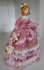 Victoriaanse dame in roze jurk 1:12, Ophalen of Verzenden, Zo goed als nieuw, Popje