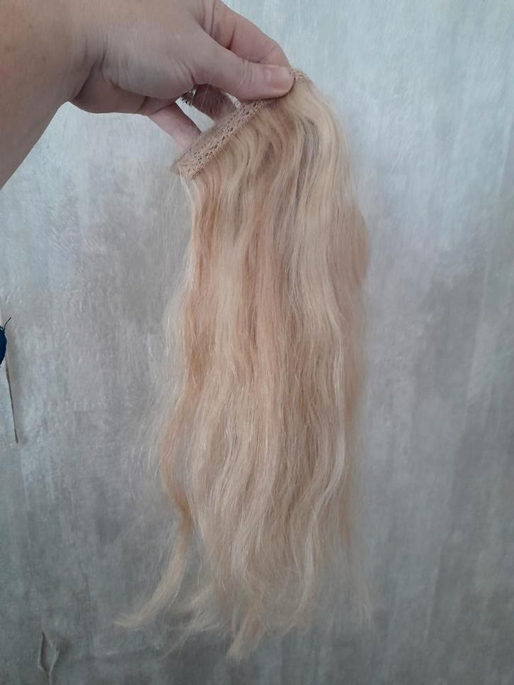 Clip-loze Haarverlenging - Prachtig!, Sieraden, Tassen en Uiterlijk, Uiterlijk | Haarverzorging, Zo goed als nieuw, Pruik of Haarverlenging