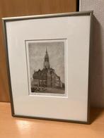 Ets  Delft   Willem Veldhorst, Antiek en Kunst, Kunst | Etsen en Gravures, Ophalen of Verzenden