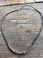 old silver mannen ketting tribal, Verzenden, Zilver, Zilver