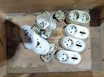 Vintage Stopcontacten jaren 30, Doe-het-zelf en Verbouw, Elektra en Kabels, Ophalen of Verzenden, Gebruikt, Stopcontact
