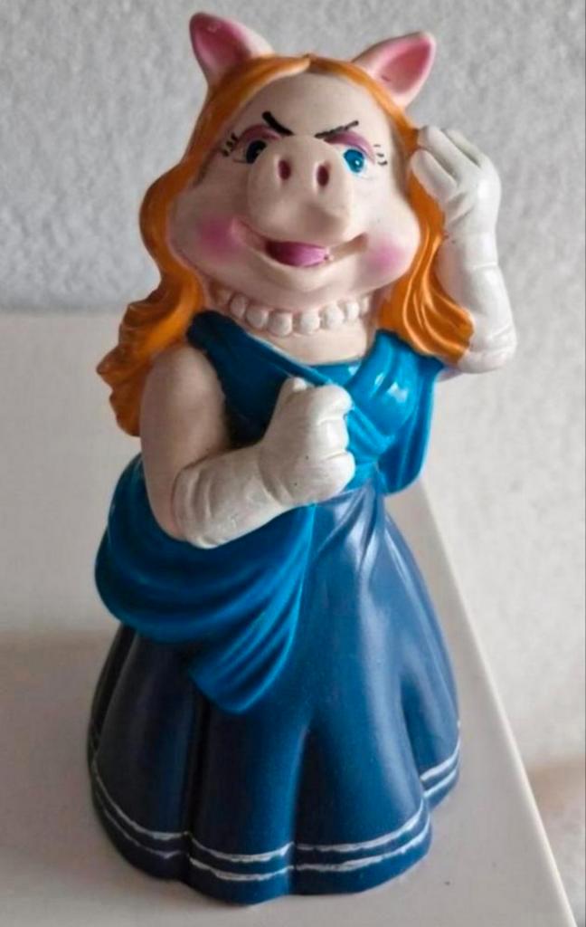 Spaarpot Miss Piggy, Verzamelen, Spaarpotten, Zo goed als nieuw, Overige thema's, Metaal of Blik, Ophalen of Verzenden