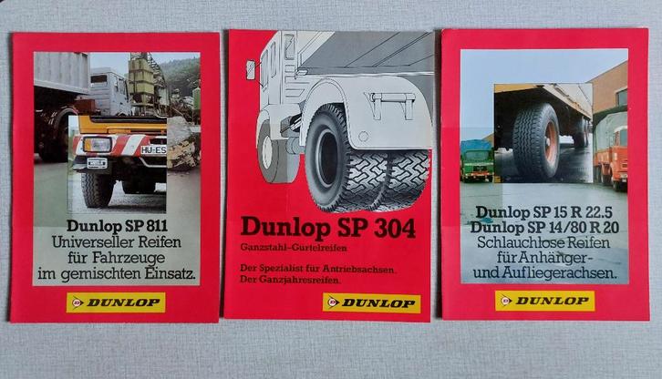 Brochures / folders DUNLOP Vrachtwagen banden, Boeken, Auto's | Folders en Tijdschriften, Gelezen, Overige merken, Ophalen of Verzenden