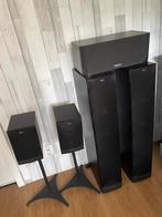 klipsch Mission M3C2i + 2x Klipsch R52 II + Klipsch R41 II, Zo goed als nieuw, 60 tot 120 watt, Surroundset zonder subwoofer, Ophalen