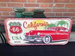 Reclamebord Route 66, California, Ophalen of Verzenden, Nieuw, Reclamebord
