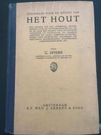 1933 - Leidraad voor de kennis van het hout, Ophalen of Verzenden