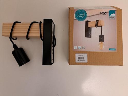 EGLO wandlamp Townshend hout NIEUW, Huis en Inrichting, Lampen | Wandlampen, Nieuw, Hout, Metaal, Ophalen of Verzenden