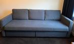 FRIHETEN 3-zitsslaapbank, Skiftebo donkergrijs, Huis en Inrichting, Slaapkamer | Slaapbanken, Ophalen, Tweepersoons, Zo goed als nieuw