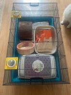 Hamsterkooi, Dieren en Toebehoren, Knaagdieren en Konijnen | Hokken en Kooien, Ophalen, Kooi, 60 tot 90 cm, Zo goed als nieuw