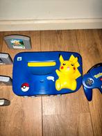 N64 Pikachu met games, Spelcomputers en Games, Spelcomputers | Nintendo 64, Met 1 controller, Ophalen of Verzenden, Zo goed als nieuw