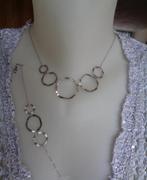 zilveren set ketting met armband [578], Verzenden, Zo goed als nieuw, Zilver, Zilver