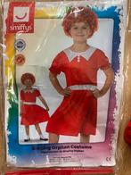 Carnavals outfit/kostuum+pruik “Annie” maat 10-12 jaar zgan, Ophalen of Verzenden, Zo goed als nieuw, 146 t/m 152, Jongen of Meisje