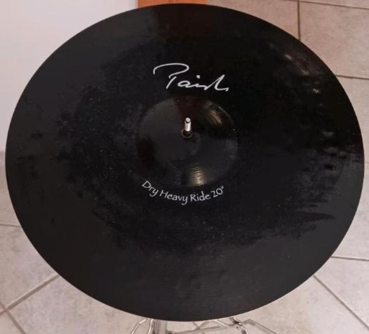 Paiste signature Dry Heavy Ride 20" black coated: UNIEK!, Muziek en Instrumenten, Instrumenten | Onderdelen, Zo goed als nieuw
