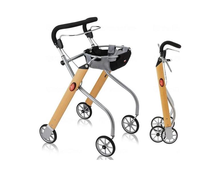 TRUST Let's Go binnen-rollator met basket. NIEUWSTAAT, Diversen, Rollators, Zo goed als nieuw, Lichtgewicht, Opvouwbaar, Ophalen of Verzenden