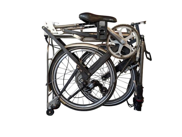 Vouwfiets Di-Blasi R22, RVS, 7 versnellingen, garantie, Fietsen en Brommers, Fietsen | Vouwfietsen, Gebruikt, 20 inch of meer