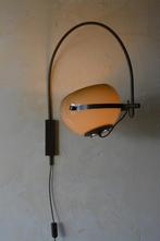 Vintage Booglamp Dijkstra in bruin, Ophalen of Verzenden, Gebruikt, Metaal