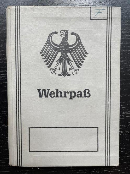 Bundeswehr Wehrpass, Verzamelen, Militaria | Algemeen, Landmacht, Overige typen, Duitsland, Ophalen of Verzenden