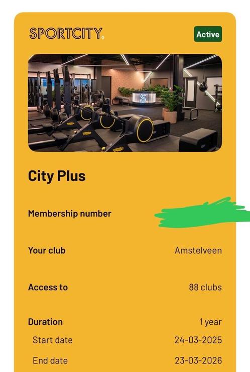 SportCity Plus, Sport en Fitness, Gezondheidsproducten en Wellness, Nieuw, Overige typen, Ophalen of Verzenden