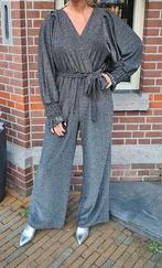Azzurro jumpsuit shiny silver met lange mouwen nieuw, Azzurro, Overige kleuren, Nieuw, Ophalen of Verzenden