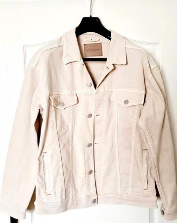 Nw. Ecru denim jack / overjas Anti Blue mt. L veel zakken  beschikbaar voor biedingen