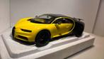 Bugatti chiron yellow /black autoart 1.18, Ophalen of Verzenden, Autoart, A, A