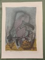 Harrie van Kruiningen lithografie, Antiek en Kunst, Verzenden
