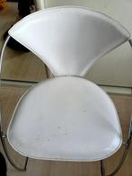 Arrben  Linda vintage design stoelen - wit = Zeldzaam!, Huis en Inrichting, Stoelen, Ophalen, Gebruikt, Wit, Design
