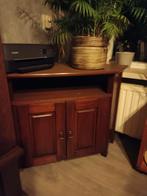 Houten TV-meubel met opbergruimte, Huis en Inrichting, Kasten | Televisiemeubels, Ophalen, Gebruikt, 100 tot 150 cm, Klassiek