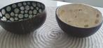 Cocosnoot Schalen met schelpen, Huis en Inrichting, Woonaccessoires | Schalen en Manden, Overige materialen, Schaal, Rond, Nieuw