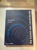 De kunst van veranderen - Marco de Witte, Jan Jonker, Ophalen of Verzenden, Zo goed als nieuw, Management