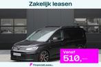 Volkswagen Caddy Cargo Maxi 2.0 TDI 102pk - Trekhaak - Leder, Auto's, Zwart, Volkswagen, Zwart, Bedrijf