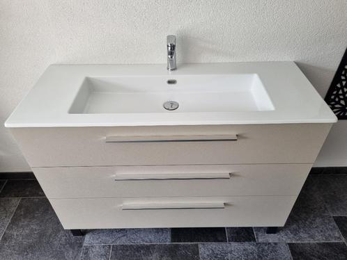Badkamermeubel 120cm met spiegelkast Led Nieuw, Huis en Inrichting, Badkamer | Badkamermeubels, Nieuw, Wastafelkast, Minder dan 100 cm