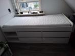 Ikea Slakt 200x90 cm., Huis en Inrichting, Slaapkamer | Bedden, 90 cm, Eenpersoons, Wit, Ophalen of Verzenden
