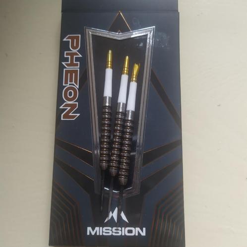 Mission Pheon darts (22 gram), Sport en Fitness, Darts, Zo goed als nieuw, Pijlen, Ophalen of Verzenden