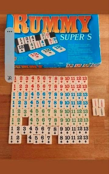 Losse rummicub steentjes van rummy super s beschikbaar voor biedingen
