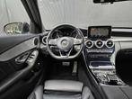Mercedes-Benz C-klasse 180 AMG NAP Led Elektr stoelen Automa, Auto's, Mercedes-Benz, Automaat, 65 €/maand, Zwart, Adaptive Cruise Control