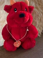 Rode Knuffel Koe met Hartje, Ophalen of Verzenden, Zo goed als nieuw, Koe