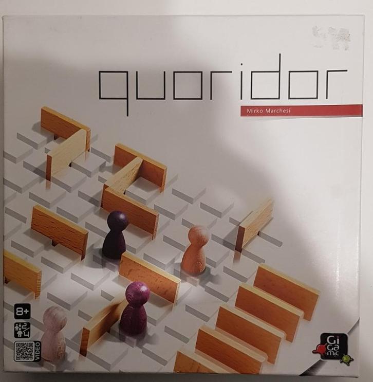 Quoridor, Hobby en Vrije tijd, Gezelschapsspellen | Bordspellen, Zo goed als nieuw, Een of twee spelers, Ophalen of Verzenden