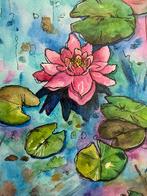 Waterlelie Aquarel, Ophalen of Verzenden
