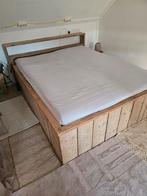 prachtig steigerhouten bed maat 160x200., Ophalen, Gebruikt, Tweepersoons, 200 cm